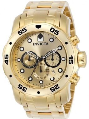 0074 - Invicta Pro Diver SCUBA Men's Watch - 48mm, Gold